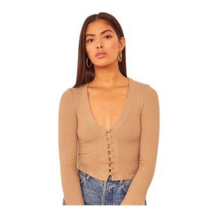 Reformation Gellar Knit Top